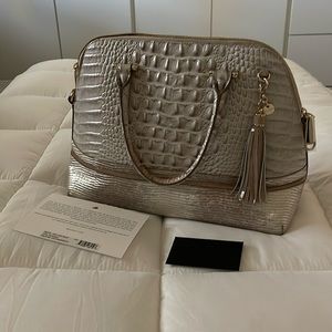 Brahmin Sydney Pumice Zamora Genuine Crock Leather